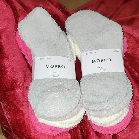 Morro - Athleta 3 pack Short Cozy Socks - Picture 1 of 6